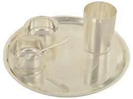 Metal Plated Dinner Set