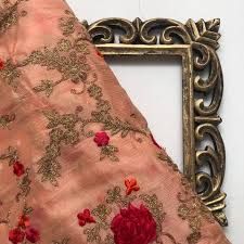 Georgette Chiffon Embroidered Fabrics