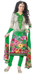 Printed Churidar Suit