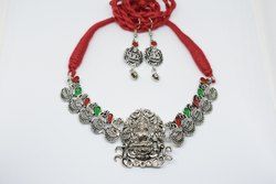 Necklace Oxidized Temple Jewellery