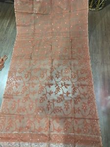 Printed Tussar Silk Dupatta