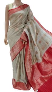 Pure Tussar Silk Saree