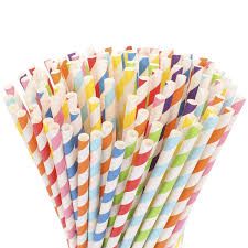 Color Paper Straws