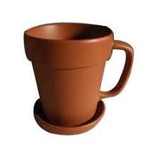 terracotta cup