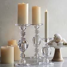 Glass Candle Holder