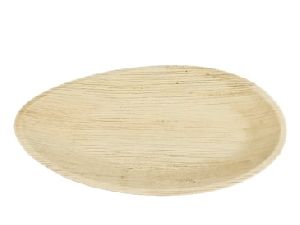 Egg Shape Large Areca Leaf Plate