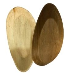 Egg Shape Small Areca Leaf Plate