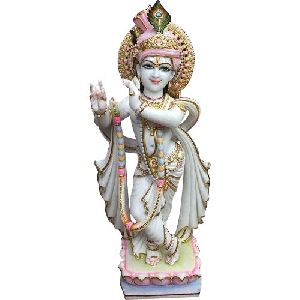 Marble Krishna Statue