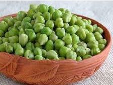 green chickpeas