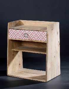 Wooden Bedside Table