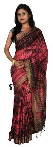 Linen Tie Dye Saree