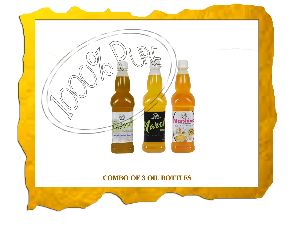 3 Bottle Cold Pressed Oil Combo