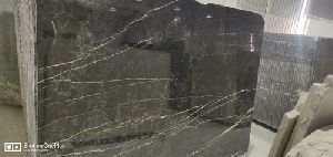 Black Gold Marble Slab