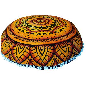 Brown Mandala Cushion Cover