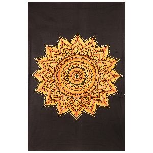 Exclusive Yellow Cotton Wall Hanging Tapestry