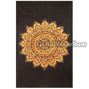 Exclusive Yellow  Cotton Wall Hanging Tapestry