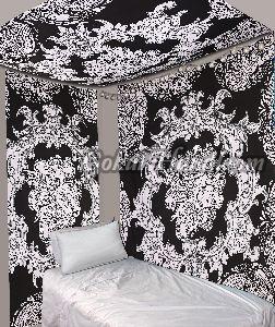 Black & White Cotton Wall Hanging Tapestry