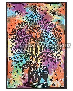 Tree of Life Psychedelic Cotton Wall Hanging Tapestry