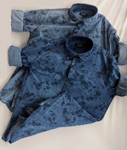 Collar Denim Shirt