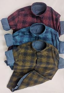 Reversible Denim & Checks Shirts