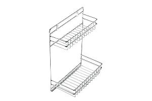 Stainless Steel Detergent Holder