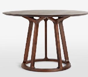 Round Wooden Dining Table