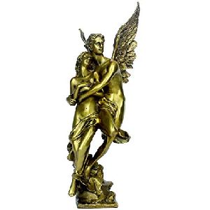 Brass Love Angel Statue