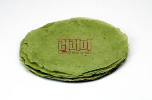 Urad Rice Green Chili Papad