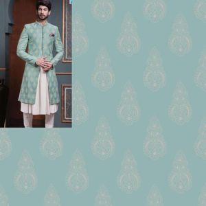 Digital Print Sherwani Fabric