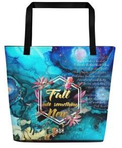 Floral Print Beach Bag