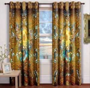 Velvet Printed Curtain