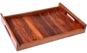 Brown Wooden Serving Tray