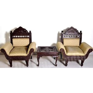 Modern Wooden Sofa Set