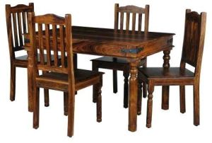 Teak Wood Dining Table Set