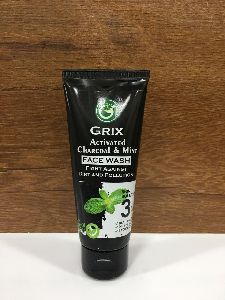 Grix Activated Charcoal & Mint Face Wash