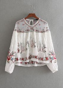embroidery tops