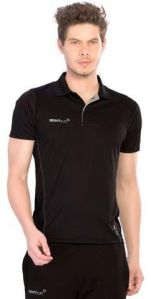 Mens Black Dri Fit Polo T-Shirt