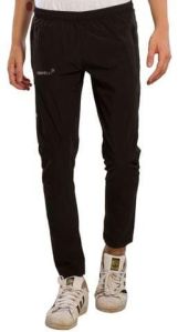 Mens Black NS Lycra Track Pants