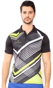 Mens Multi Colored Sublimated Polo T-Shirt