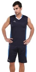 Mens Navy Blue Sublimated Basketball Kit