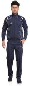 Mens Navy Blue Super Poly Tracksuit