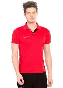 Mens Red Dri Fit Polo T-Shirt