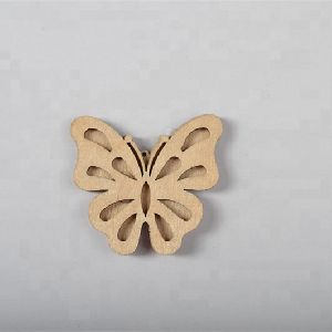 laser cut wooden butterfly