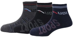 Audi Mens Terry Socks Multi-4