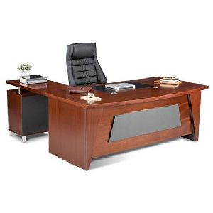 L Shape Wooden Office Desk