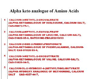 Alpha Ketoanalogue   CALCIUM-4-METHYL-2-OXO VALERATE