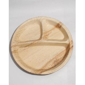 Areca Leaf 3 Partition Plate