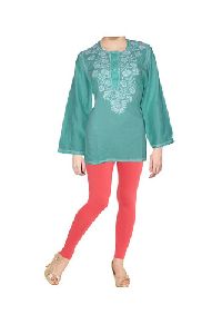 Cotton chikan kurti