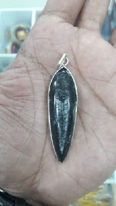 Orthoceras Silver Pendant