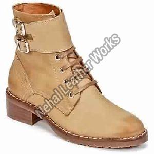 Beige Women Shoes Boots